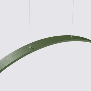 Lampe suspendue RIO 55 vert olive - Thoro