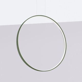Lampe suspendue RIO 78 vert olive - Thoro