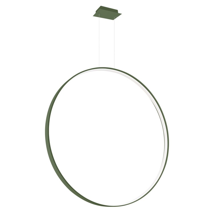 Lampe suspendue RIO 110 vert olive - Thoro
