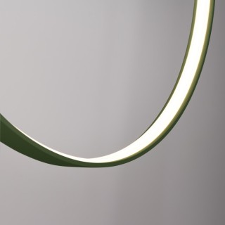 Lampe suspendue RIO 110 vert olive - Thoro