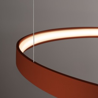 Lustre RIO 2 rouge ocre - Thoro