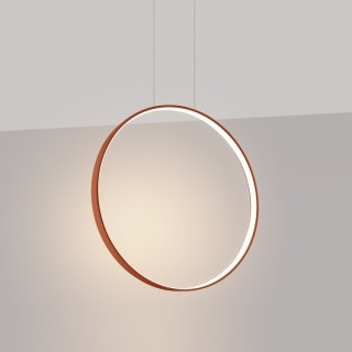 Lampe suspendue RIO 55 rouge ocre - Thoro