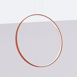 Lampe suspendue RIO 78 rouge ocre - Thoro