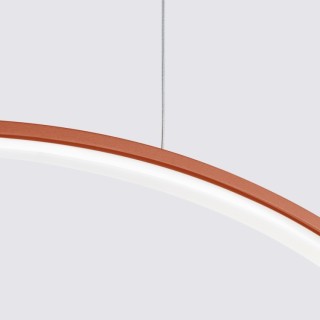 Lampe suspendue RIO 78 rouge ocre - Thoro