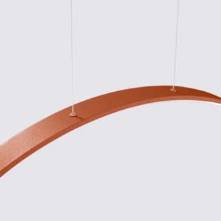 Lampe suspendue RIO 110 rouge ocre - Thoro