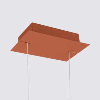 Lampe suspendue RIO 110 rouge ocre - Thoro