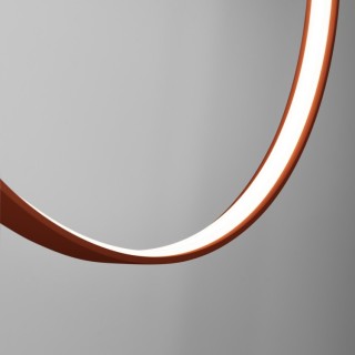 Lampe suspendue RIO 78 ocre rouge - Thoro
