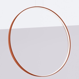 Lampe suspendue RIO 110 rouge ocre - Thoro