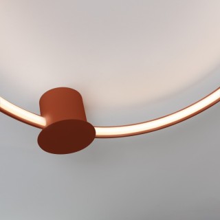 Plafonnier RIO 78 rouge ocre - Thoro