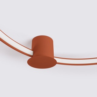 Plafonnier RIO 78 rouge ocre - Thoro