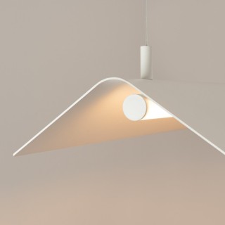 Lampe suspendue ELVA blanc LED - Thoro