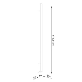 Applique LAGOM 120 blanc LED - Thoro