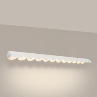 Lampe suspendue BISCUIT blanc LED - Thoro