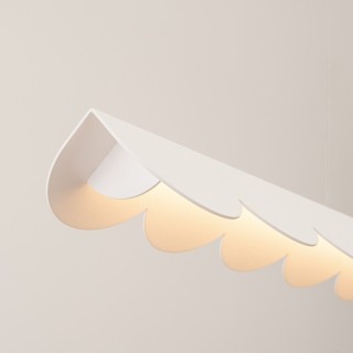 Lampe suspendue BISCUIT blanc LED - Thoro