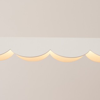 Lampe suspendue BISCUIT blanc LED - Thoro