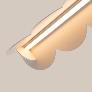 Lampe suspendue BISCUIT blanc LED - Thoro