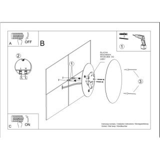 Lampe murale BORGEN wood LED 3000K - Thoro