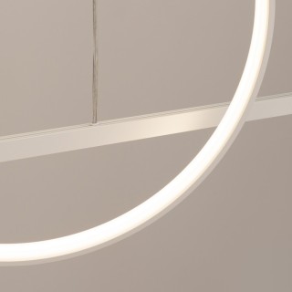 Lampe suspendue GLAD blanc LED - Thoro