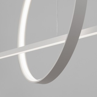 Lampe suspendue GLAD blanc LED - Thoro