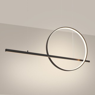 Lampe suspendue GLAD noir LED - Thoro