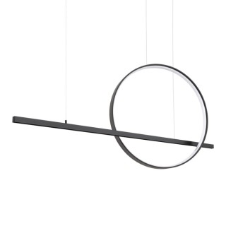 Lampe suspendue GLAD noir LED - Thoro