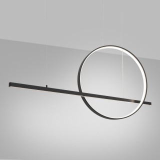 Lampe suspendue GLAD noir LED - Thoro