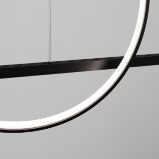 Lampe suspendue GLAD noir LED - Thoro