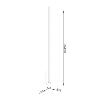 Applique LAGOM 90 blanc LED - Thoro