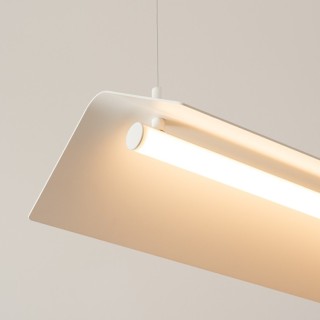 Lampe suspendue ELVA beige LED - Thoro