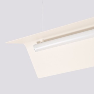 Lampe suspendue ELVA beige LED - Thoro