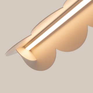 Lampe suspendue BISCUIT beige LED - Thoro
