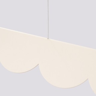 Lampe suspendue BISCUIT beige LED - Thoro