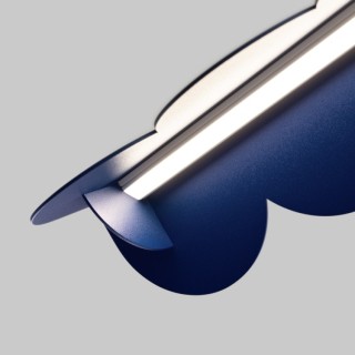 Lampe suspendue BISCUIT ultramarine LED - Thoro