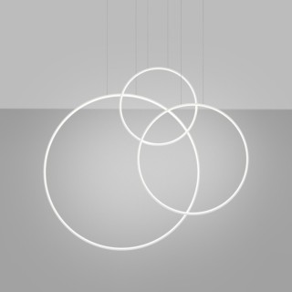 Lampe suspendue RIO 3 blanc LED 4000K