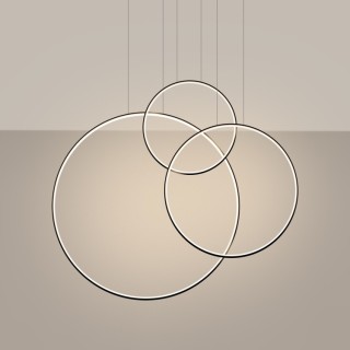 Lampe suspendue RIO 3 noir LED - Thoro