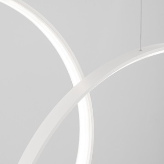 Lampe suspendue RIO 5 blanc LED 4000K