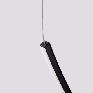 Lustre ALVAR 1 LED noir - Thoro