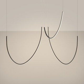 Lustre ALVAR 3 LED noires - Thoro