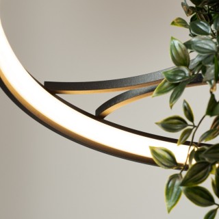 Lustre RIO BIO 78 noir LED - Thoro