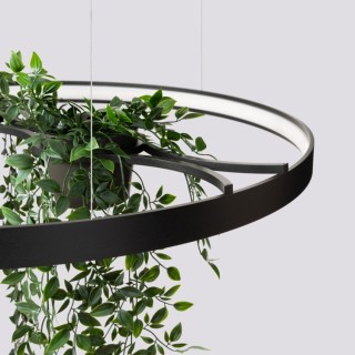 Lustre RIO BIO 78 noir LED - Thoro