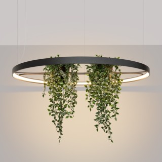 Lustre RIO BIO 110 noir LED - Thoro