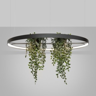 Lustre RIO BIO 110 noir LED - Thoro