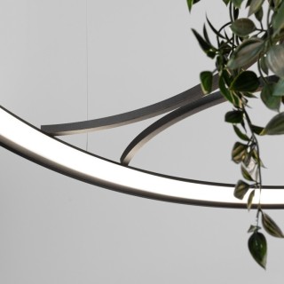 Lustre RIO BIO 110 noir LED - Thoro