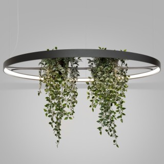 Lustre RIO BIO 110 noir LED - Thoro