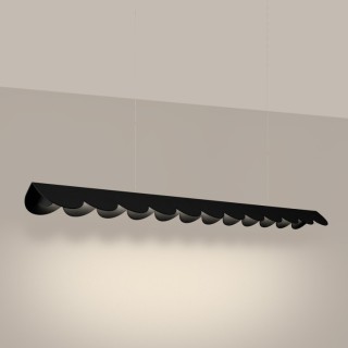 Lampe suspendue BISCUIT noir LED 3000K
