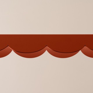 Lampe suspendue BISCUIT rouge ochra - Thoro