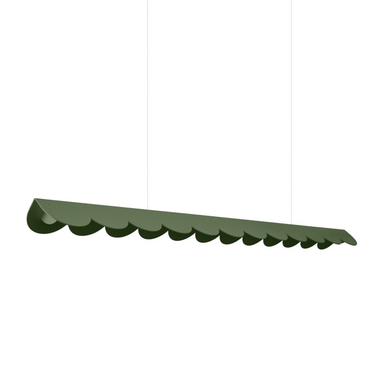 Lampe suspendue BISCUIT vert olive - Thoro