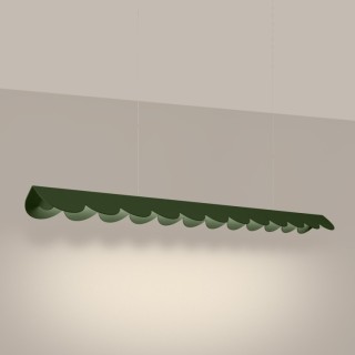 Lampe suspendue BISCUIT vert olive - Thoro