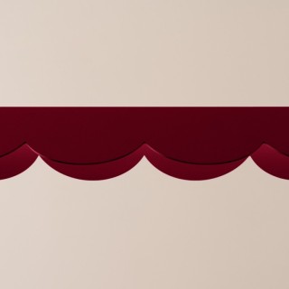 Lampe suspendue BISCUIT bordeaux - Thoro