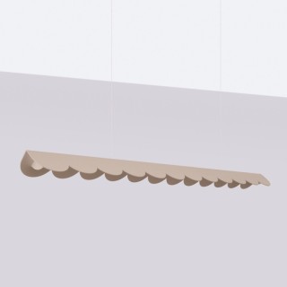 Lampe suspendue BISCUIT taupe LED 3000K